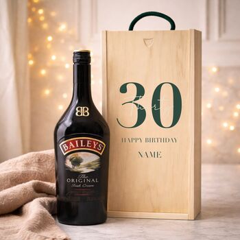 Personalised 30th Birthday Aperitif Gift Set With Custom Lid, 5 of 11