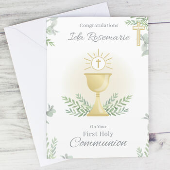 Personalised First Holy Communion Card, 2 of 7
