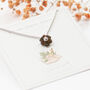 A New Chapter Begins Flower Necklace Sterling Silver, thumbnail 1 of 11