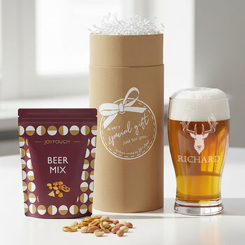 Personalised Stag Pint Glass, 2 of 7
