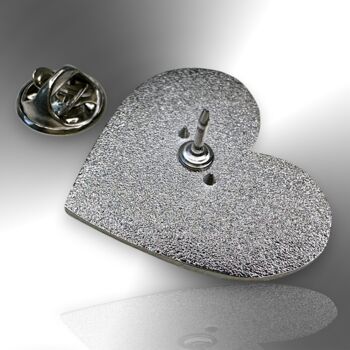 All You Need Is Love Valentine's Heart Hard Enamel Pin, 6 of 8