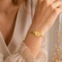 Personalised Heart Charm Bracelet With Engrave Name Symbols, thumbnail 8 of 12