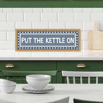 Framed Put The Kettle On Print, 3 of 5