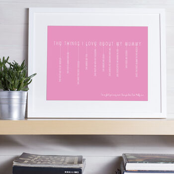 The Things I Love About You Print, 4 of 5