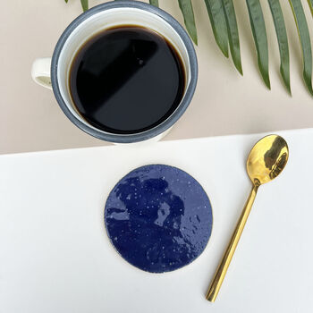 Dark Blue Ceramic Coasters, 7 of 8