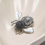 Sterling Silver Bee Brooch, thumbnail 1 of 7