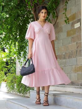 Bella Pink Maxi Dress, 3 of 5