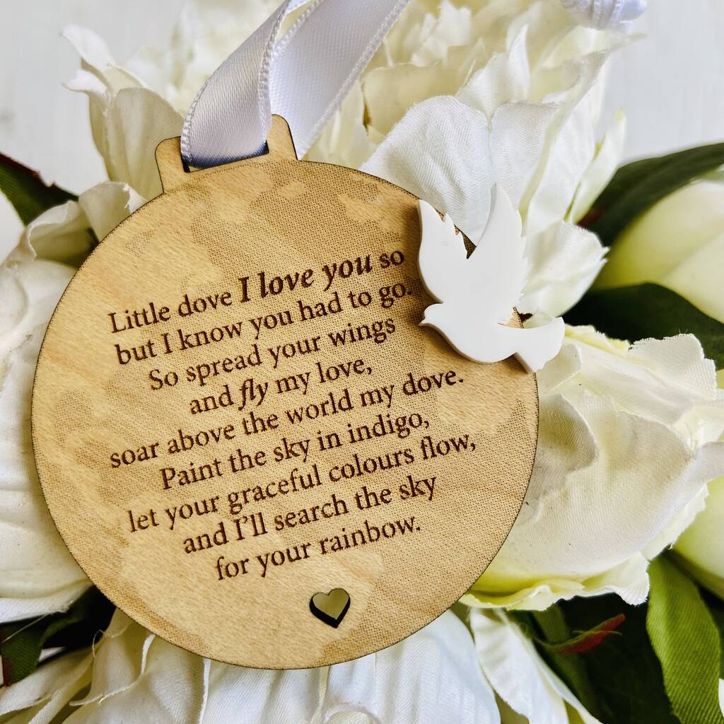 Baby Loss And Remembrance Keepsake Poem Little Dove By Design by Eleven