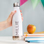 Personalised Back To School Water Bottle, thumbnail 1 of 2