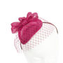 Vintage Inspired Veiled Fascinator In Many Colours, thumbnail 5 of 12