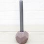 Sustainable Concrete Geometric Chunky Candle Holder, thumbnail 4 of 12