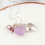 Girl's Sterling Silver Sweetheart Necklace, thumbnail 2 of 5