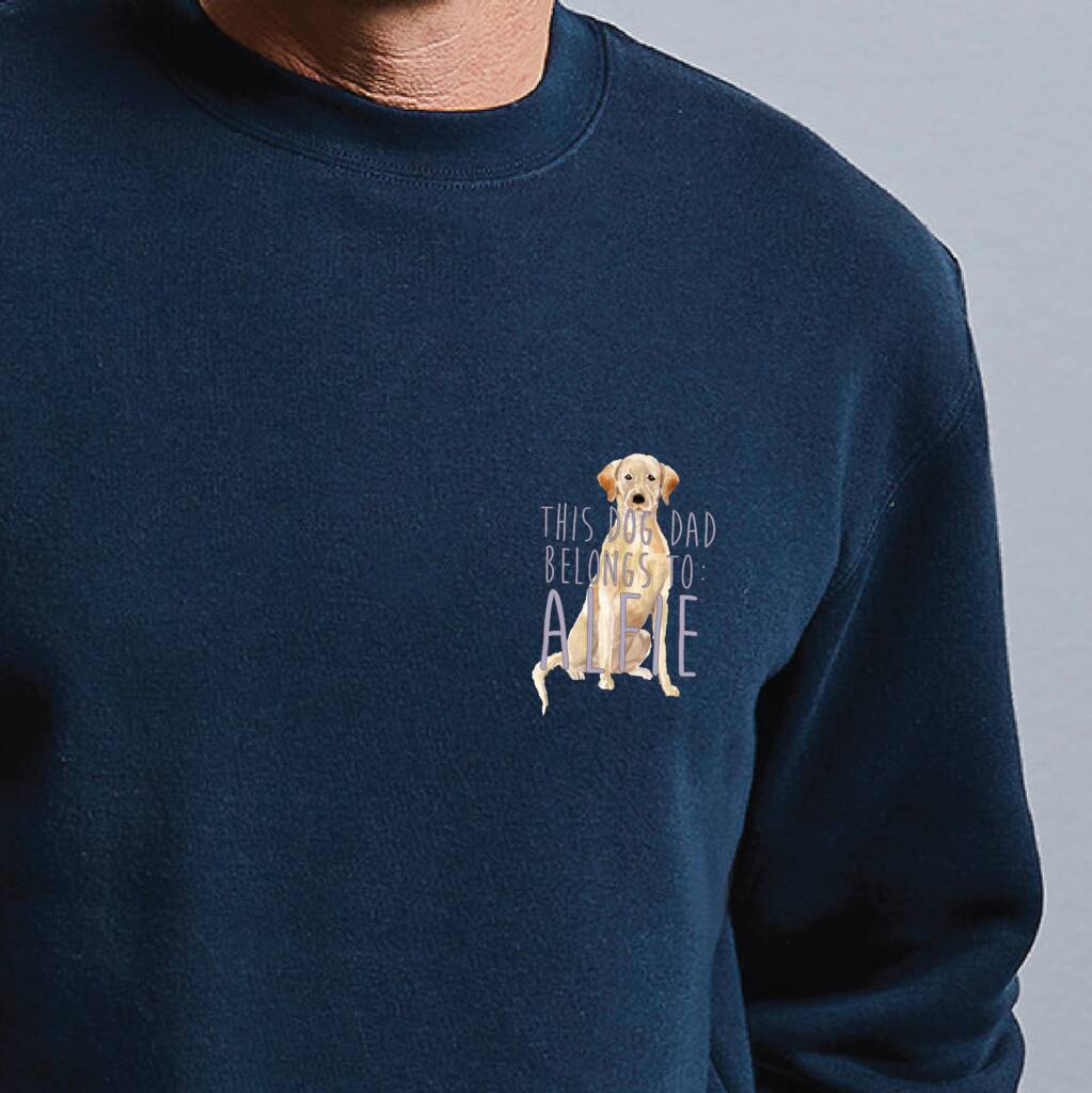 Personalised Dog Dad Jumper, 1 of 4