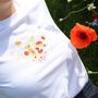 Flourish Embroidered T Shirt, thumbnail 1 of 2