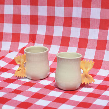 Hourglass Espresso Cup With Pasta Handle, 3 of 3