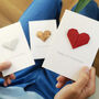 Personalised Anniversary By Year Origami Heart Card, thumbnail 1 of 12