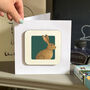 Hare Design Coaster Card, thumbnail 1 of 4