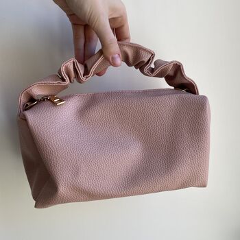 Personalised Ruffle Top Handle Cross Body Bag, 2 of 3