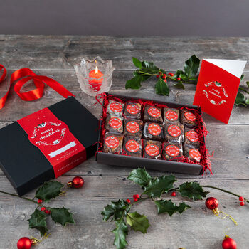 Indulgent Christmas Brownie Gift Box, 3 of 5
