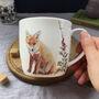 Fox And Foxglove Bone China Mug, thumbnail 7 of 12