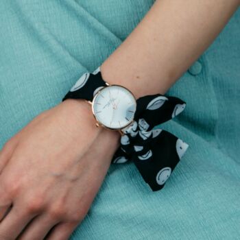Boho Smiley Changeable Strap Wrist Watch For Women, 8 of 9