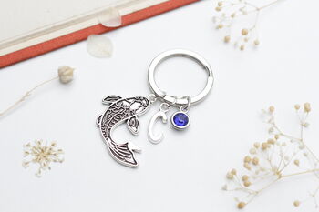 Personalised Koi Fish Keyring Koi Lover Gift, 2 of 8