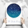 Personalised Family Constellation Watercolour Print, thumbnail 6 of 9