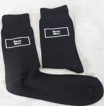 Best Man Wedding Socks, 2 of 5
