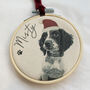 Personalised Pet Portrait Christmas Decoration, thumbnail 5 of 7