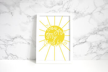 You Are My Sunshine Art Print, 3 of 3