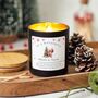 Christmas Candle Personalised Merry Christmas Present For Aunt And Uncle, thumbnail 4 of 9
