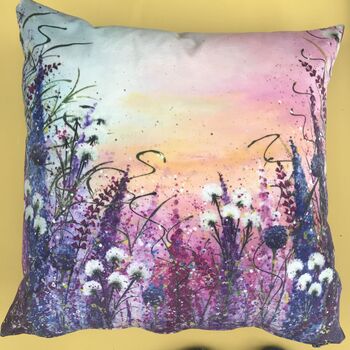 Wild Meadow Velvet Cushions, 5 of 5