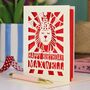 Personalised Papercut Lion Birthday Card, thumbnail 3 of 6