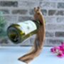 Wooden Cat Wine Bottle Holder Tabletop Wine Rack Gift, thumbnail 2 of 9