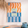 2027 A3 Family Wall Calendar | Coastal Stripe, thumbnail 1 of 3