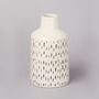 G Decor Spotted Cream Ceramic Vase, thumbnail 2 of 3
