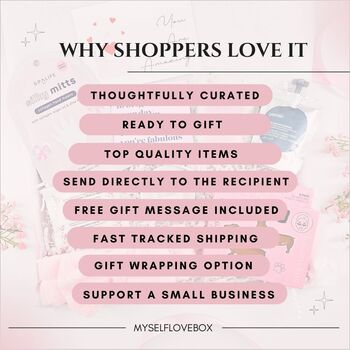 Luxury Romantic Pamper Hamper For Her | Valentine / Anniversary Gift Box, 3 of 7