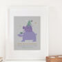 Personalised Child's 'Zoo' Print, thumbnail 3 of 6