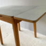 1960’s Mid Century Vintage Formica Draw Leaf Table, thumbnail 6 of 11