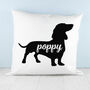 Personalised Dog Silhouette Cushion Cover, thumbnail 6 of 12