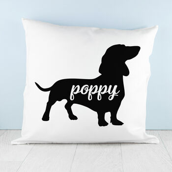 Personalised Dog Silhouette Cushion Cover, 6 of 12