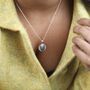 Sterling Silver Round Locket, thumbnail 1 of 9