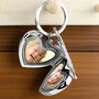 Personalised Heart Photoframe Keyring, thumbnail 1 of 6