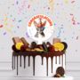 Personalised Cat In Party Hat Cake Topper, thumbnail 8 of 12