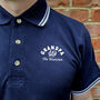 Personalised Dad/Grandad/Name/Initials Music Hobby Polo Shirt, thumbnail 1 of 4