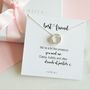 Prosecco Themed Best Friend Knot Necklace, thumbnail 1 of 5