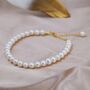 Sterling Silver Freshwater Baroque Pearl Bracelet, thumbnail 1 of 10