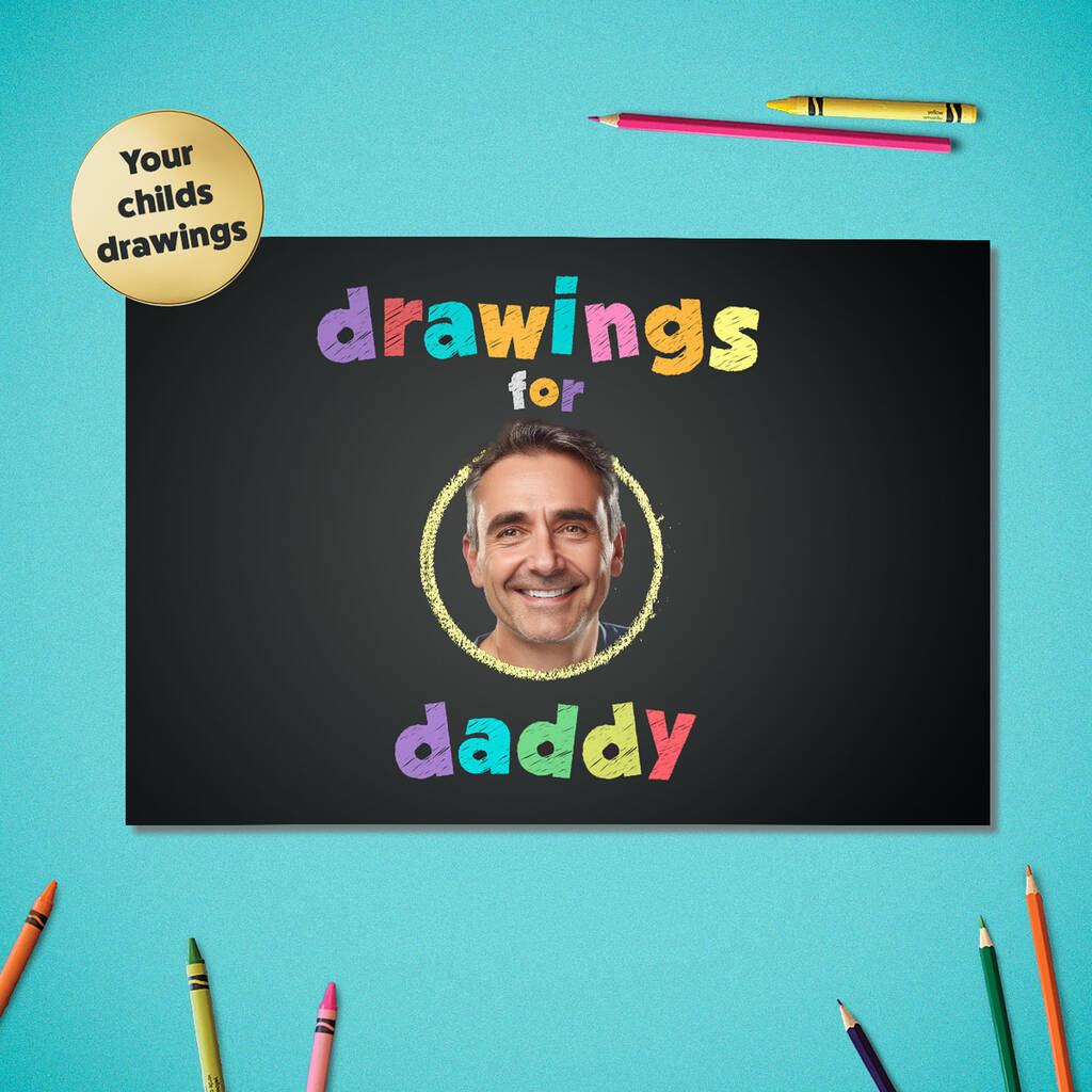 Daddy Gift Book 'Drawings For Daddy', 1 of 3