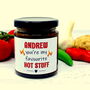 'Hot Stuff' Personalised Chilli Jam Gift Set, thumbnail 2 of 10