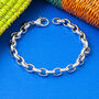 Classic Belcher Chain Bracelets In Gold Plate Or Silver, thumbnail 2 of 5